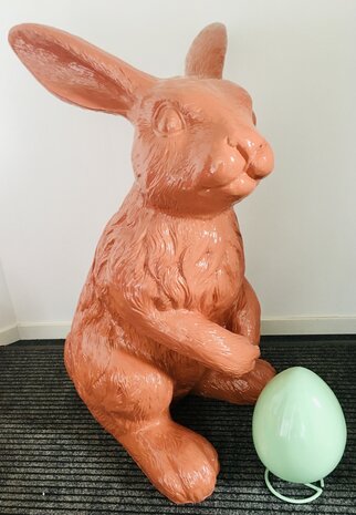 haas konijn XXL polyester kunst beeld 
