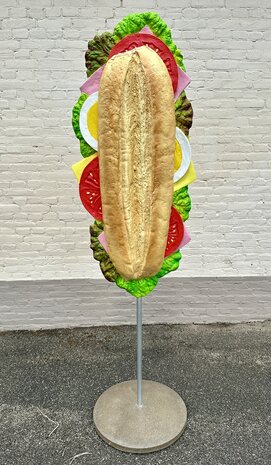 Pistolet-sandwich-broodje-gezond-op voet XXL