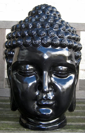 boeddha hoofd zwart 