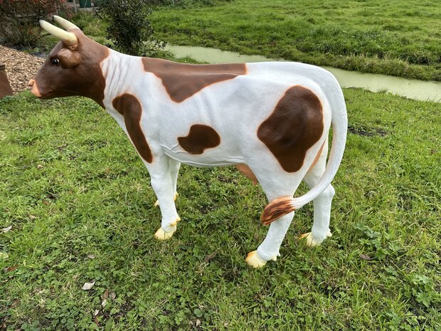 Koe "Grietje" rood bont - 140cm 