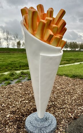 FRIETZAK WIT 180 CM 