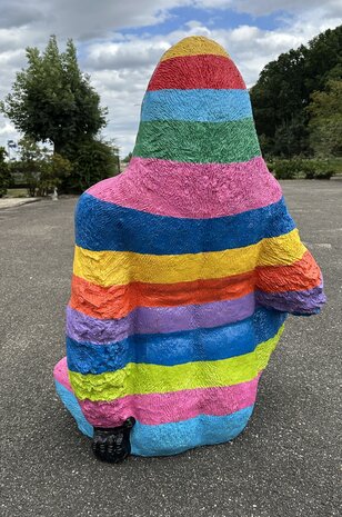 Aap Gorilla  polyester beeld -multicolor