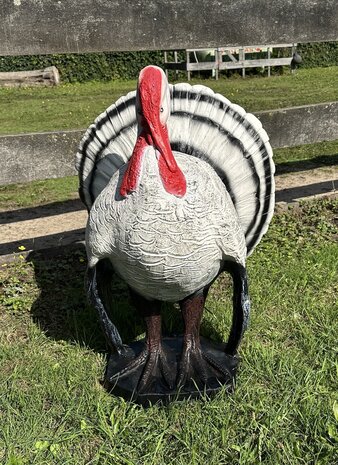 Kalkoen beeld levens groot polyester ,boerderij dier&nbsp;