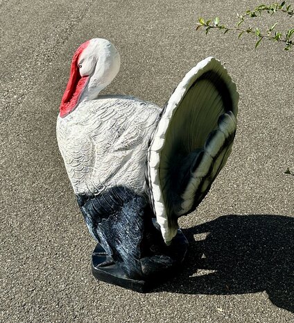 Kalkoen beeld levens groot polyester ,boerderij dier&nbsp;