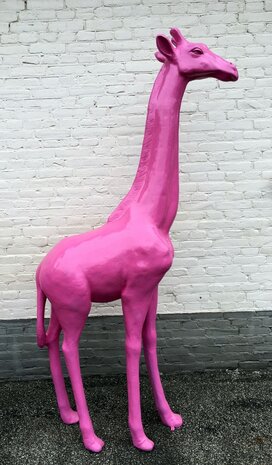 beeld giraffe fuchsia 