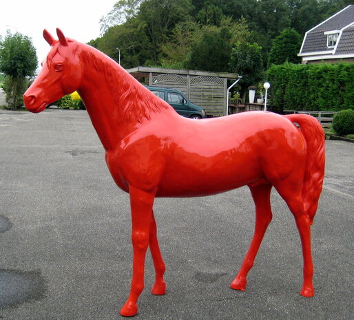 kunst paard rood decolife moordrecht 