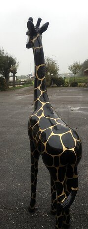 Giraffe 205cm -kunst beeld- golddigger 