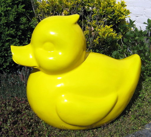 badeend polyester beeld xl