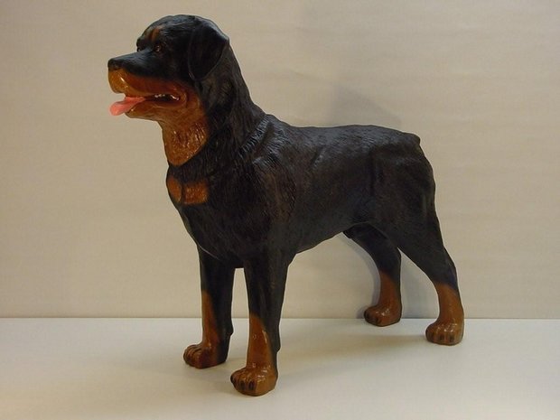 Rottweiler- -polyester beeld