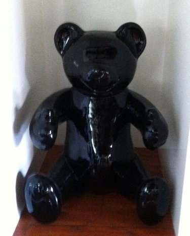teddy beer xxl zittend 115cm zwart decolife