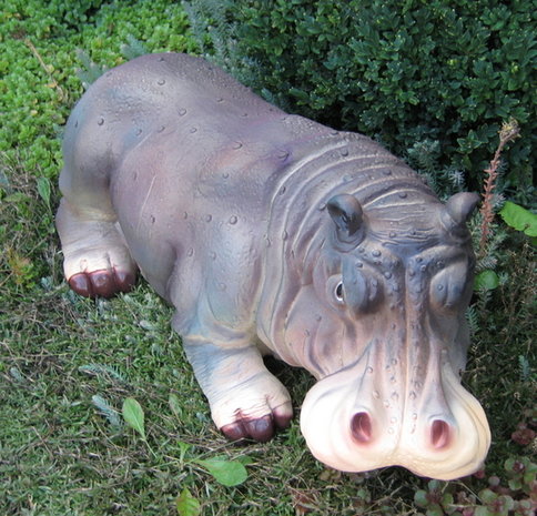 Nijlpaard Hippo Beeld Polyester 65cm