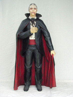 Beeld Dracula 197cm Polyester