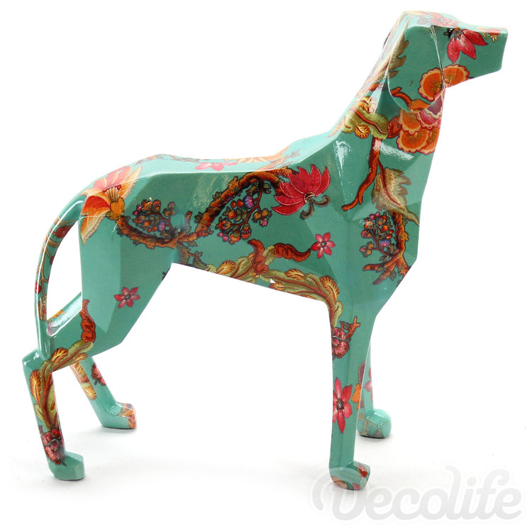 hond Origami dog - design flowerpower