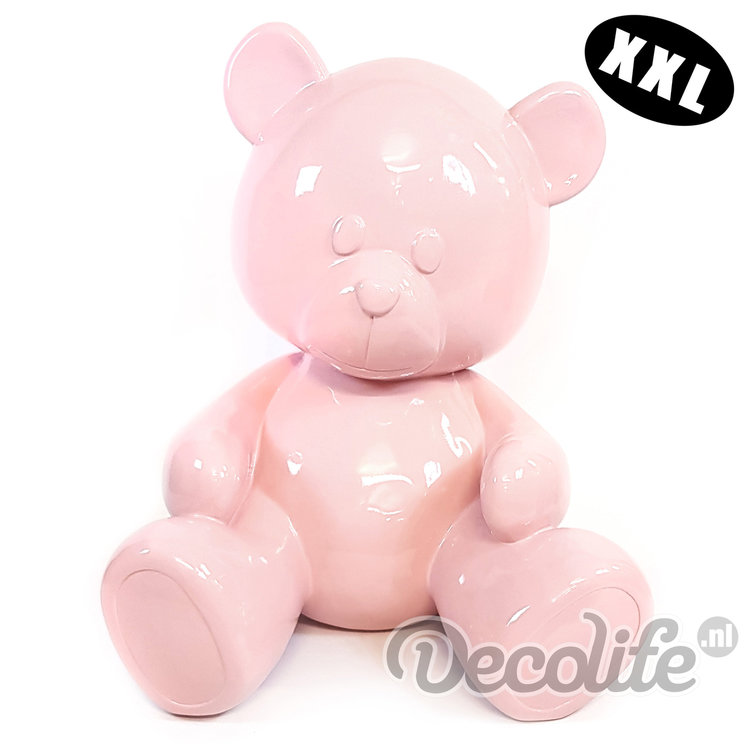 Teddybeer XXL - my belle - roze