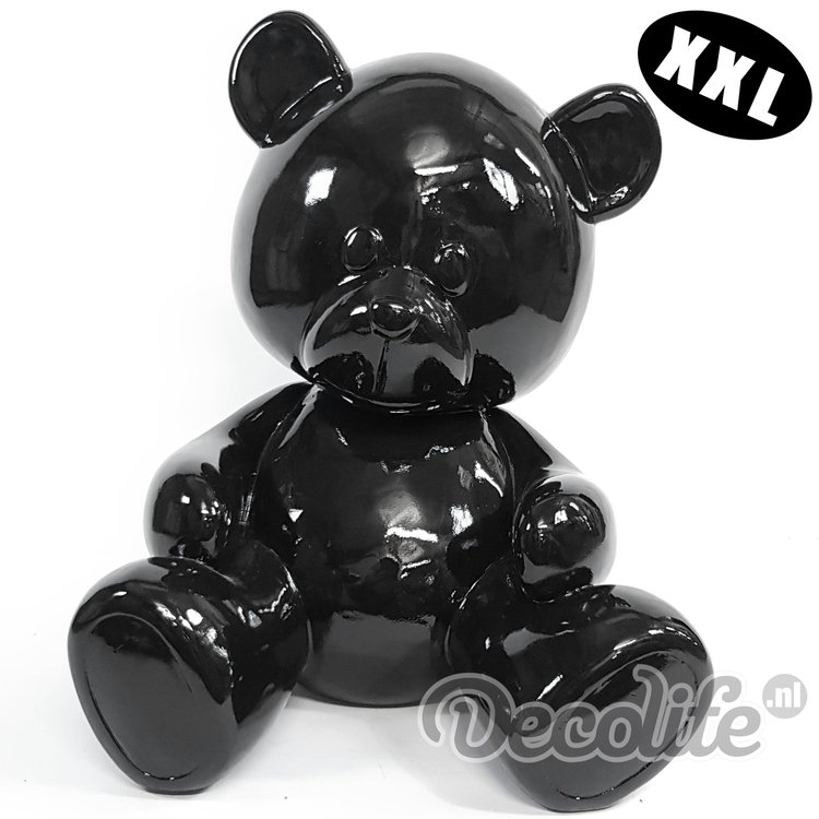 Teddybeer XXL - my belle - zwart