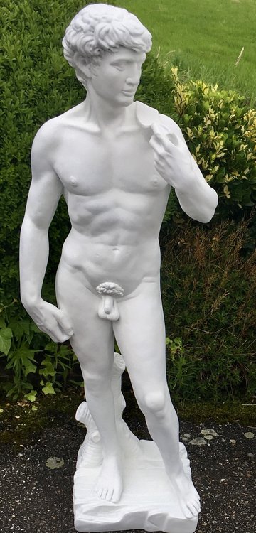 David polyester beeld  Michelangelo