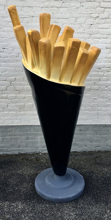 FRIETZAK  PATAT FRIET XXL -zwart