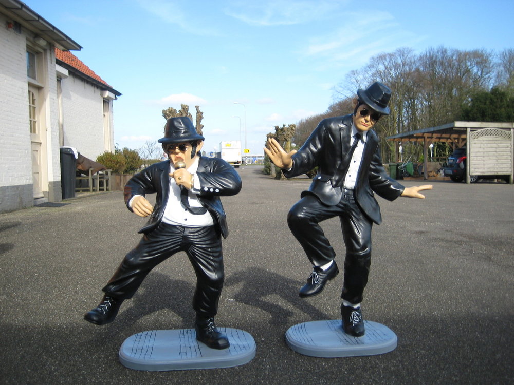 Blues Brothers -polyester beelden