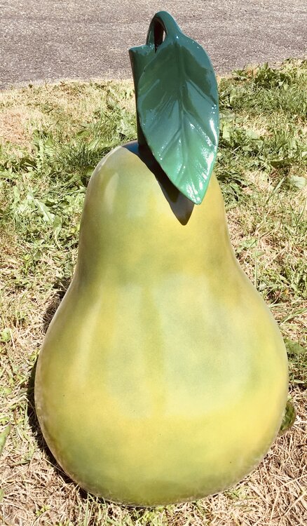 Peer Fruit decoratie Peer groen XL