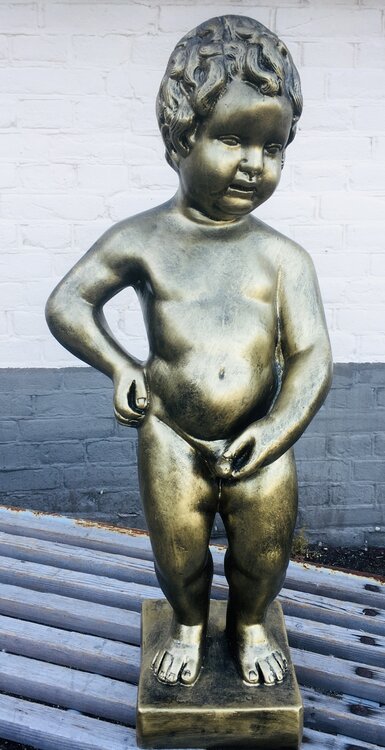 manneken Pis Kunsthars gebronsd