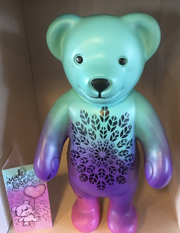 Teddy beer polyester beeld handgemaakt