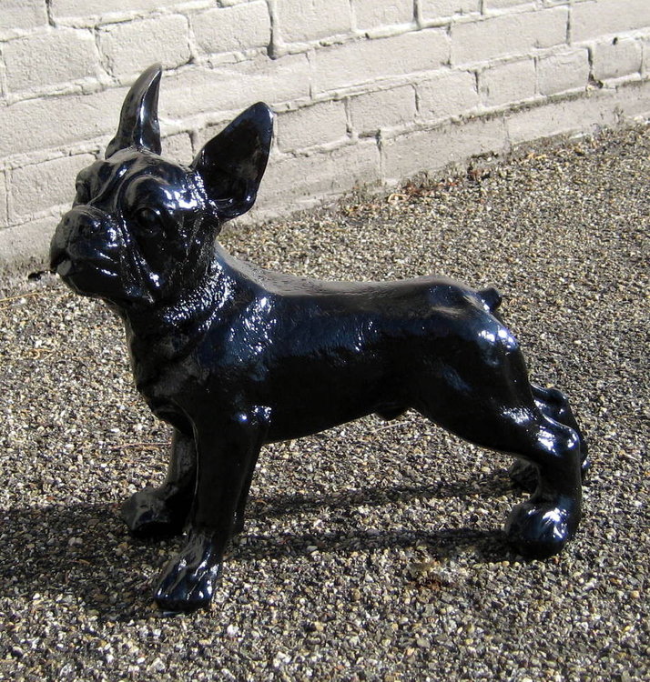 Franse bulldog Nero polyester zwart -hond