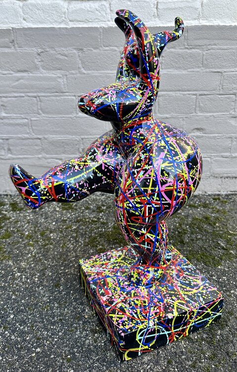 bella donna  dame Salsa beeld 49 cm zwart splash