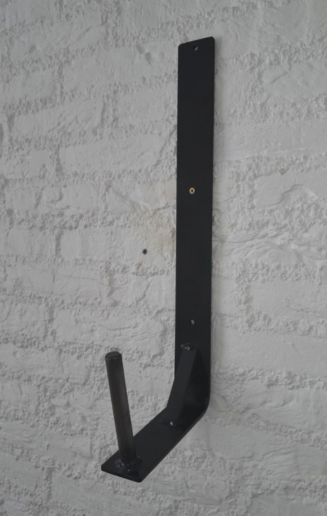 wandbeugel voor ijshoorn en frietzak 50cm