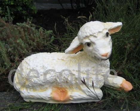 Schaap Beeld Lam Liggend 27cm