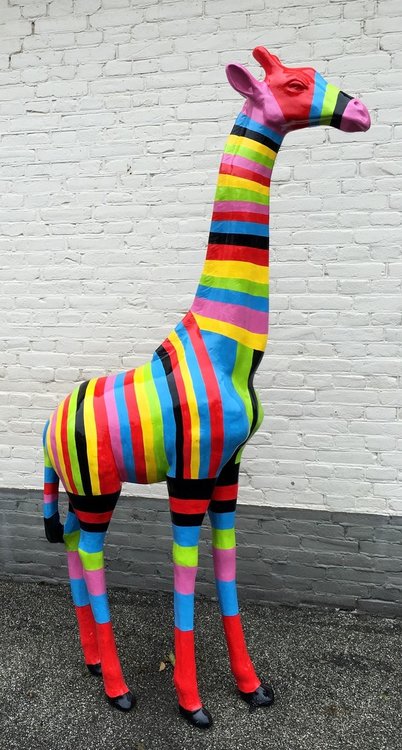 Giraffe  -kunst beeld-Bohemian Zawadi