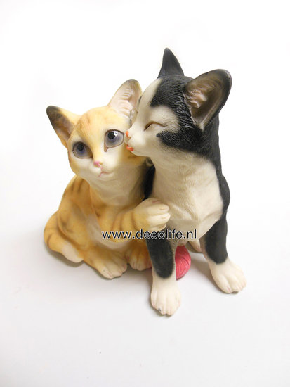 kittens polyester beeld