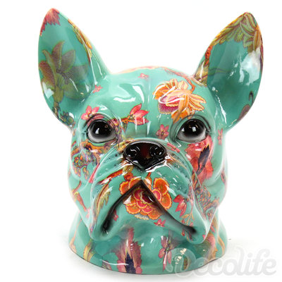 Franse bulldog kop - kunstdesign -hond