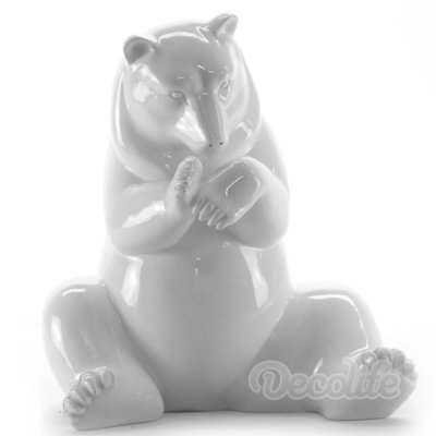 IJsbeer polar bear  Figurine White Sculpture Animal ornament