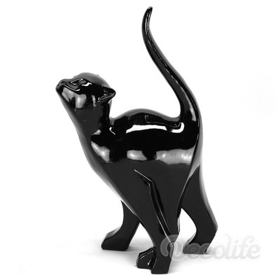 Kattenbeeld - zwart