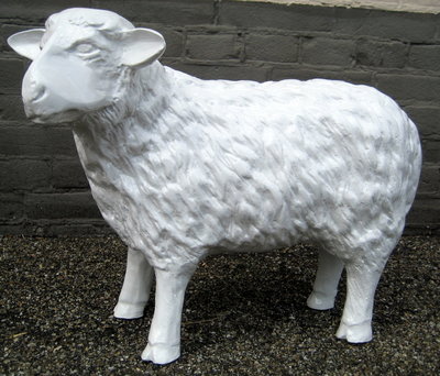 schaap beeld 55cm polyester kunstbeeld