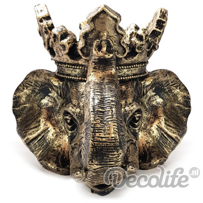 bloempot olifant gebronsd