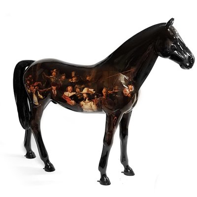 Levensgroot paard - Kunstpaard -beeld-Peaky-Blinders