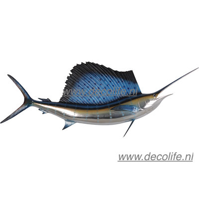 vis blue marlin sailfish  polyester beeld