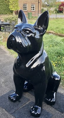Franse bulldog-xxl- 180cm -hond-polyester beeld