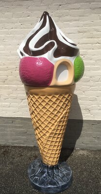 IJshoorn afvalbak Toscane  TOPPER!!!! RECLAME IJSHOORN