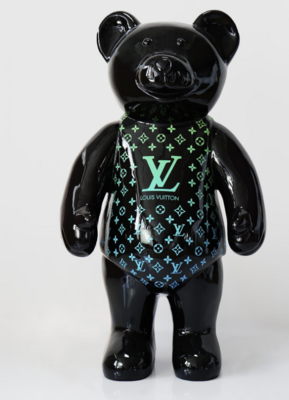 Teddy beer kunsthars  XXL Bitcoin Design gepersonaliseerde geschenken