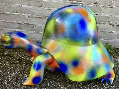 Design Kunstbeeld – Schildpad met Darth Vader Helm