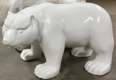 beer beeld staand beer Polar Bear glad gepolijst