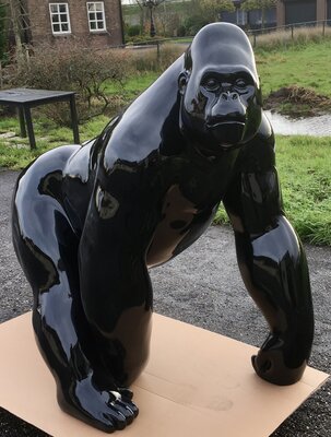 Gorilla Fury abstract design  kunst beeld