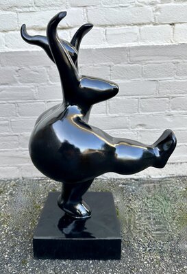 Bella Donna dame Salsa beeld 49 cm zwart