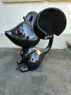 Muis  xxl polyester kunstbeeld cartoon muis