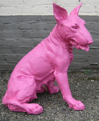 bull Terrier polyester beeld