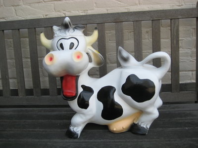 Koe beeld Happy cow