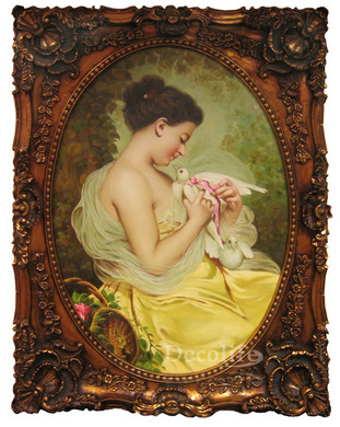 Schilderij olieverf 145x118cm Portret XXL