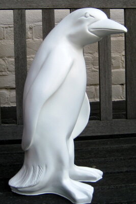 Pinguïn -pinquin beeld wit